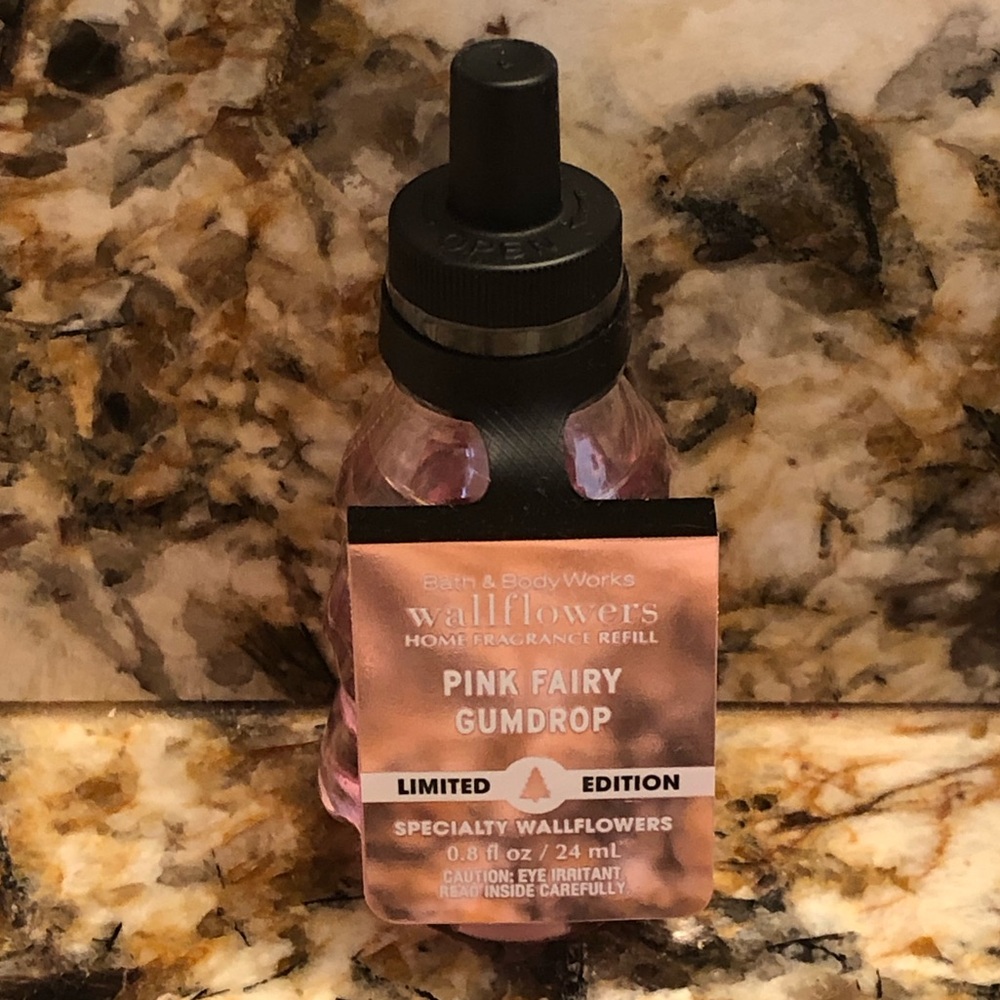 Pink Fairy Gumdrop Limited Edition Bath & Body Works Christmas Wallflower Refill